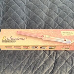 Pink Automatic Hair Curler